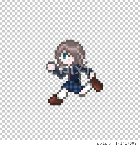 Pixel art school girl: blazer Pixel art school girl: blazer 141417608
