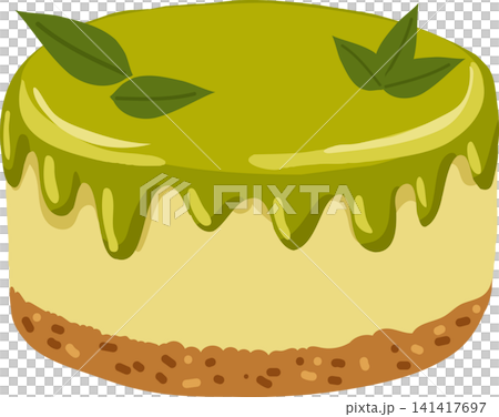 Japanese Matcha Dessert Cartoon for Bakery Cafe and Food Menu Design Japanese Matcha Dessert Cartoon for Bakery Cafe and Food Menu Design 141417697