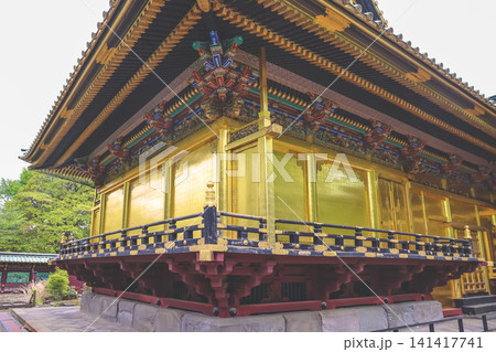 April 25 2026 Ueno Toshogu Shrine Ornate Golden Hall Exterior 141417741