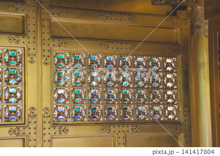 April 25 2026 Ueno Toshogu Shrine Gilded Decorative Lattice Window April 25 2026 Ueno Toshogu Shrine Gilded Decorative Lattice Window 141417804