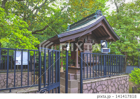 April 25 2026 Ueno Toshogu Shrine Small Wooden Pavilion Exterior April 25 2026 Ueno Toshogu Shrine Small Wooden Pavilion Exterior 141417818