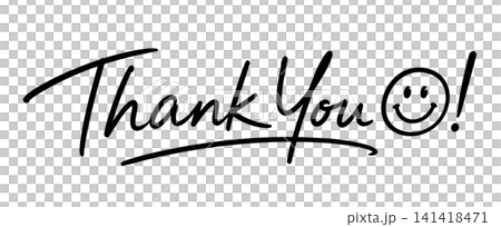 Hand drawn thank you greeting message Hand drawn thank you greeting message 141418471