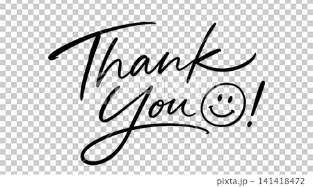 Artistic hand drawn thank you greeting message Artistic hand drawn thank you greeting message 141418472