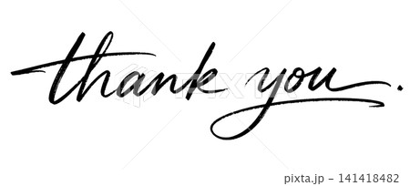 Stunning signature thank you text design 141418482