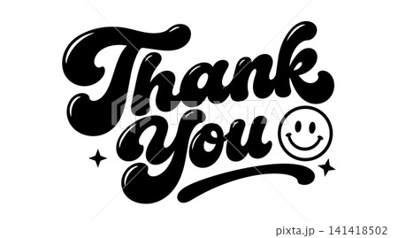 Signature bold thank you lettering Signature bold thank you lettering 141418502
