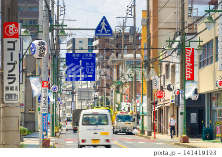 西武池袋線・飯能駅 駅前商店街 西武池袋線・飯能駅 駅前商店街 141419193