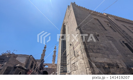 Historic Mosque Architecture and Minarets in Old Cairo Egypt 141419207