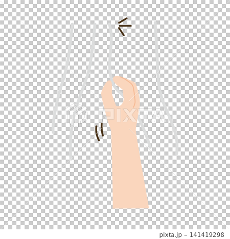Imagine pulling a thread or string, vertical Imagine pulling a thread or string, vertical 141419298