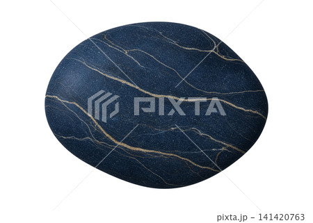 Natural dark pebble stone material 141420763