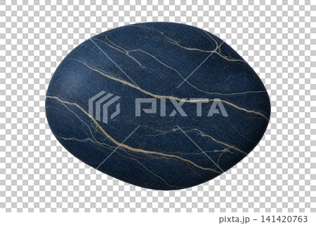 Natural dark pebble stone material 141420763