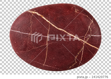 Dark red crack pebble stone element Dark red crack pebble stone element 141420776