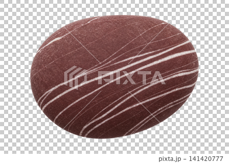 Dark red pebble stone element design 141420777