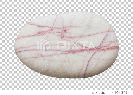Isolated white pebble stone element deisign Isolated white pebble stone element deisign 141420792