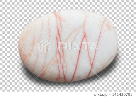 isolated single pebble stone element isolated single pebble stone element 141420793