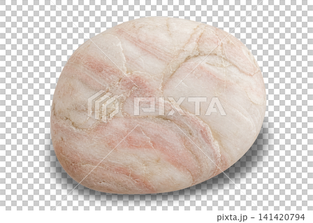 Isolated pebble stone element Isolated pebble stone element 141420794