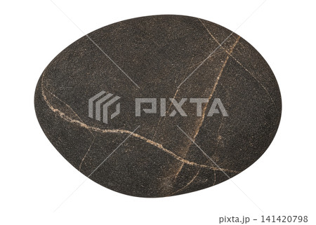 Aged black riverstone element design Aged black riverstone element design 141420798