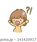 驚いている妊婦さん。 141420917