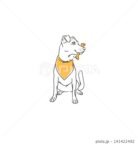 Hand drawn vector abstract graphic line collection with doodle cute funny cartoon dog characters.Vector illustration of funny cartoon adorable cat in trendy style. Line icon pet print. Hand drawn vector abstract graphic line collection with doodle cute funny cartoon dog characters.Vector illustration of funny cartoon adorable cat in trendy style. Line icon pet print. 141422492
