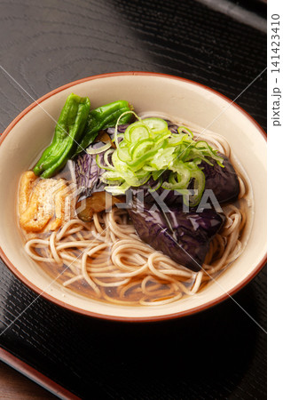 冷やし揚げなす蕎麦 141423410