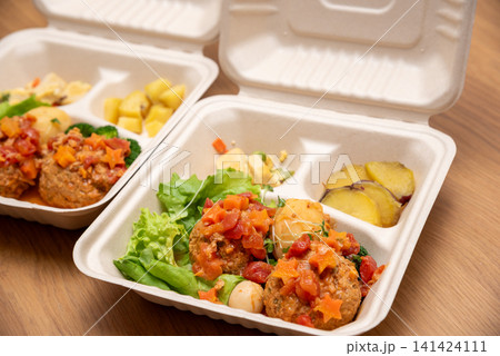 おいしいお弁当　ランチ　ハンバーグ　イメージ 141424111