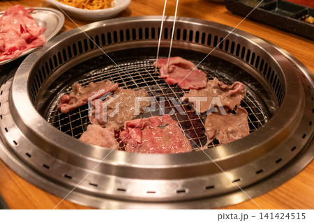 日本の愛知県名古屋市で食べたとても美味しい焼肉 日本の愛知県名古屋市で食べたとても美味しい焼肉 141424515