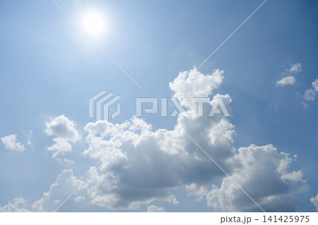 blue sky with clouds 141425975
