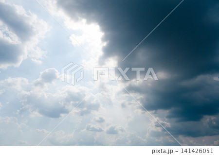 blue sky with clouds 141426051