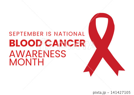 Red ribbon symbolizes support for blood cancer awareness month, PNG 141427105