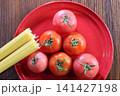 パスタとトマト 141427198