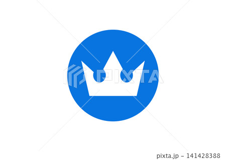 Crown Icon Emblem Symbolizing Royalty Leadership Luxury And Brand Identity For Business 141428388