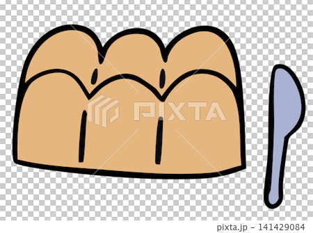 Hand drawn bread loaf for coffee break, bakery, vegan, pastry, bread shop, menu, cafe, recipe, restaurant, baking book, department store, gourmet, sticker, office workers, snack, lunch time, sandwich	 141429084