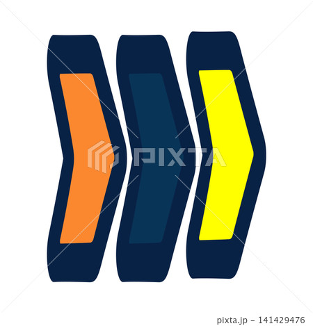 pair of colorful beach sandals pair of colorful beach sandals 141429476