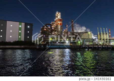 川崎市水江町の工場夜景 141430161
