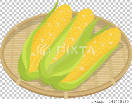 Corn in a basket 141430189