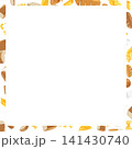 Bakery and Pasta Frame with Central White Copy Space 141430740
