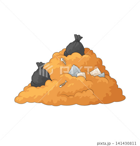 Illustration of Trash Pile 141430811