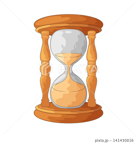 Illustration of Hourglass Illustration of Hourglass 141430816