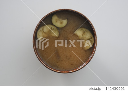 ナスの味噌汁 141430991