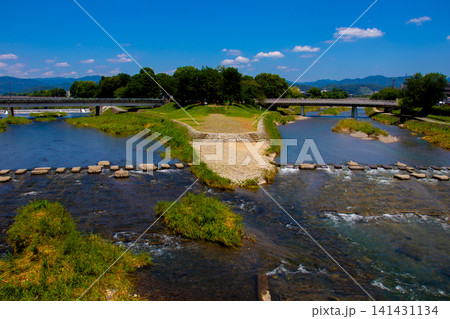 鴨川デルタ 賀茂川と高瀬川の合流地点で聖地巡礼の地 141431134