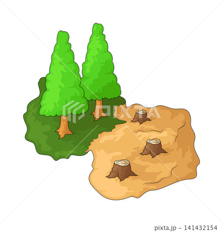 Illustration of Forest Loss Illustration of Forest Loss 141432154