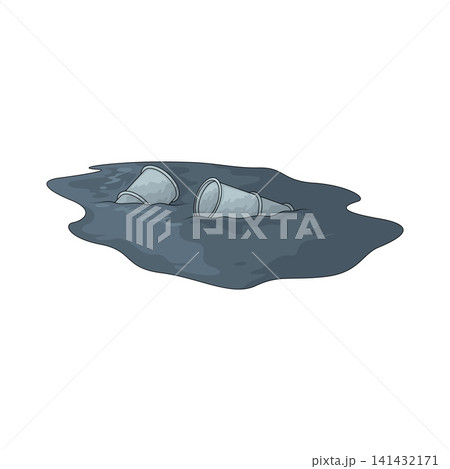 Illustration of oil spill 141432171