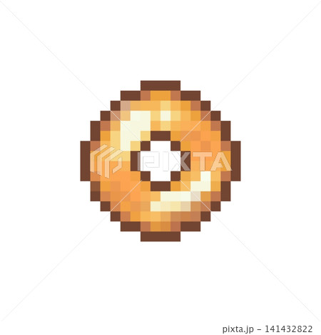 ドット絵のプレーンドーナツ ドット絵のプレーンドーナツ 141432822