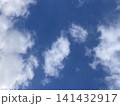 青空に浮かぶ白く柔らかな雲の風景 141432917
