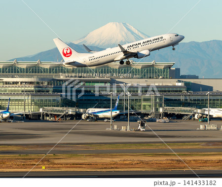 冬の羽田空港 冬の羽田空港 141433182