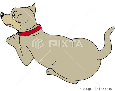手書き動物イラスト☆犬 手書き動物イラスト☆犬 141433240