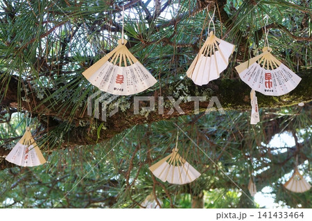 智恩寺の扇子のおみくじ 智恩寺の扇子のおみくじ 141433464