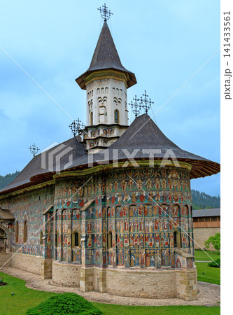 church of the monastery Sucevita in the region Bukovina church of the monastery Sucevita in the region Bukovina 141433561