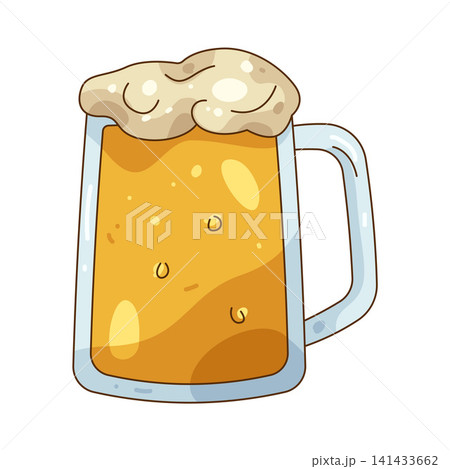 Illustration of beer mug 141433662