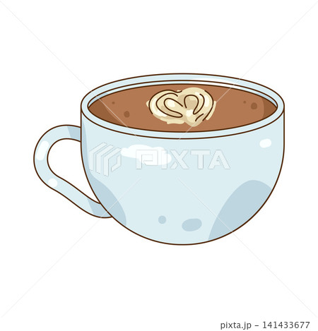 Illustration of coffee cup Illustration of coffee cup 141433677