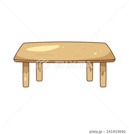 Illustration of dining table Illustration of dining table 141433692